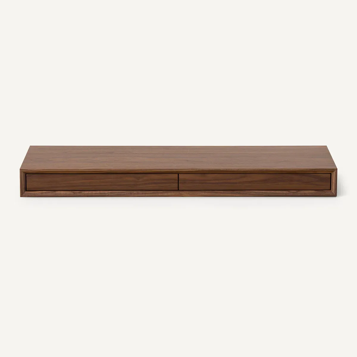 Archivita XL Wall-Mounted Desk with Drawers - Walnut, MDF alternate view
