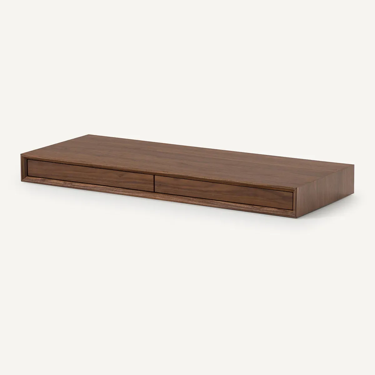 Archivita XL Wall-Mounted Desk with Drawers - Walnut, MDF product