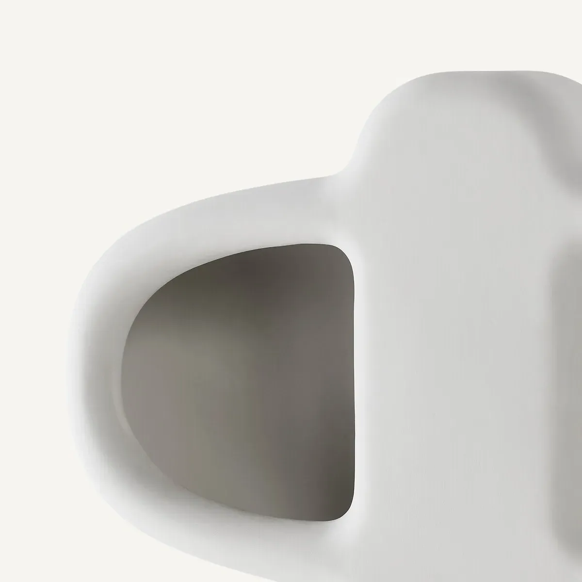 Artsy Ceramic Wall Light - Matt White alternate view