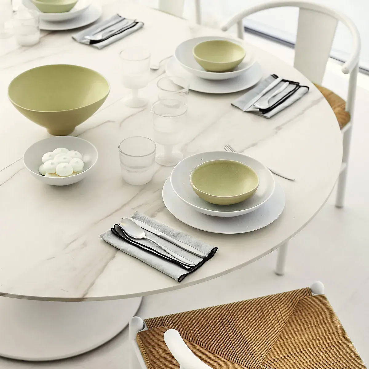 Athenas 16-Piece Cutlery Set - Matte Stainless Steel alternate view
