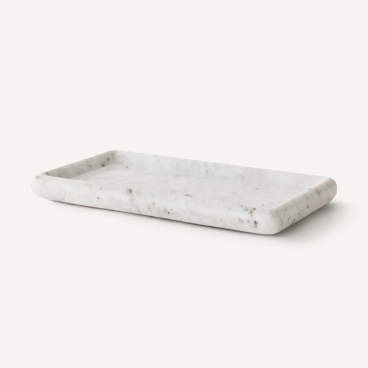 Avela Rectangular Desk Tidy - Grey, Marble product