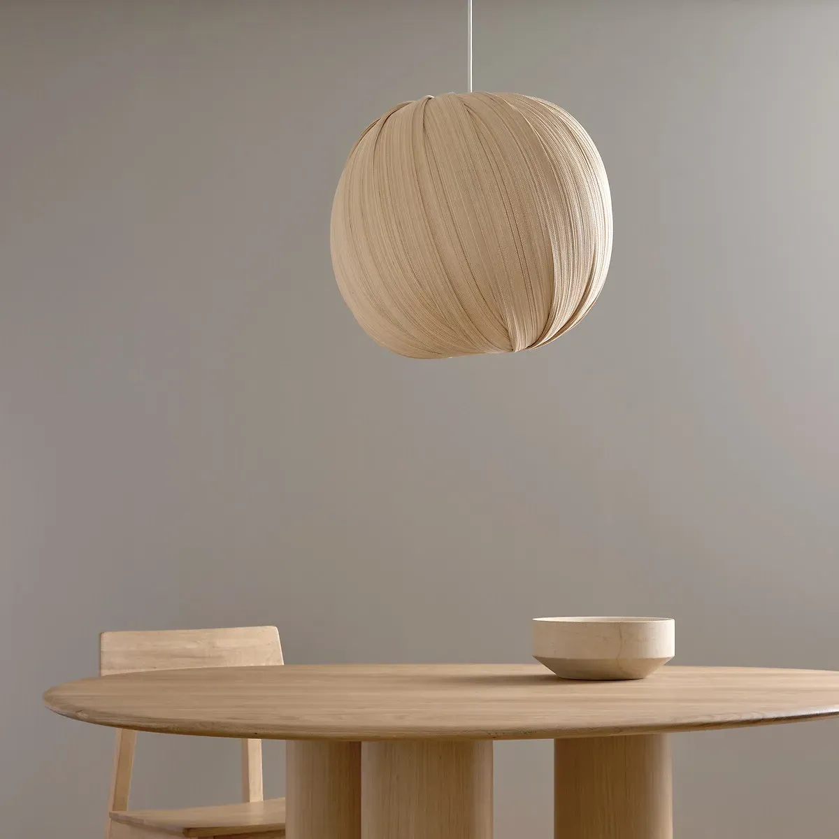 Bansa Round Ceiling Light - Natural, Bamboo alternate view