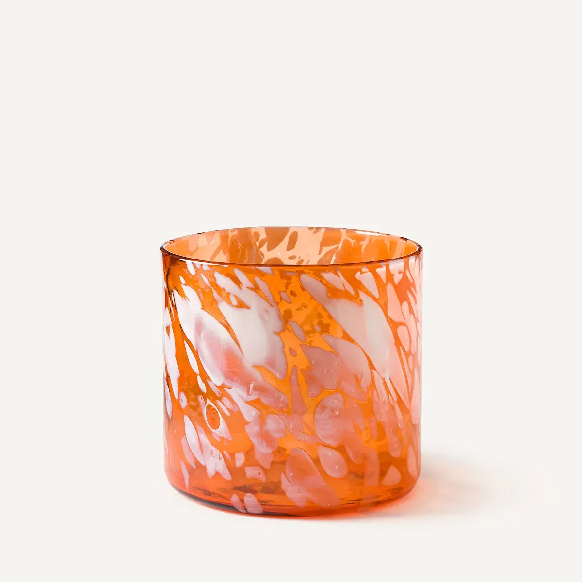 Berna Hand-Blown Glass Vase - Orange product