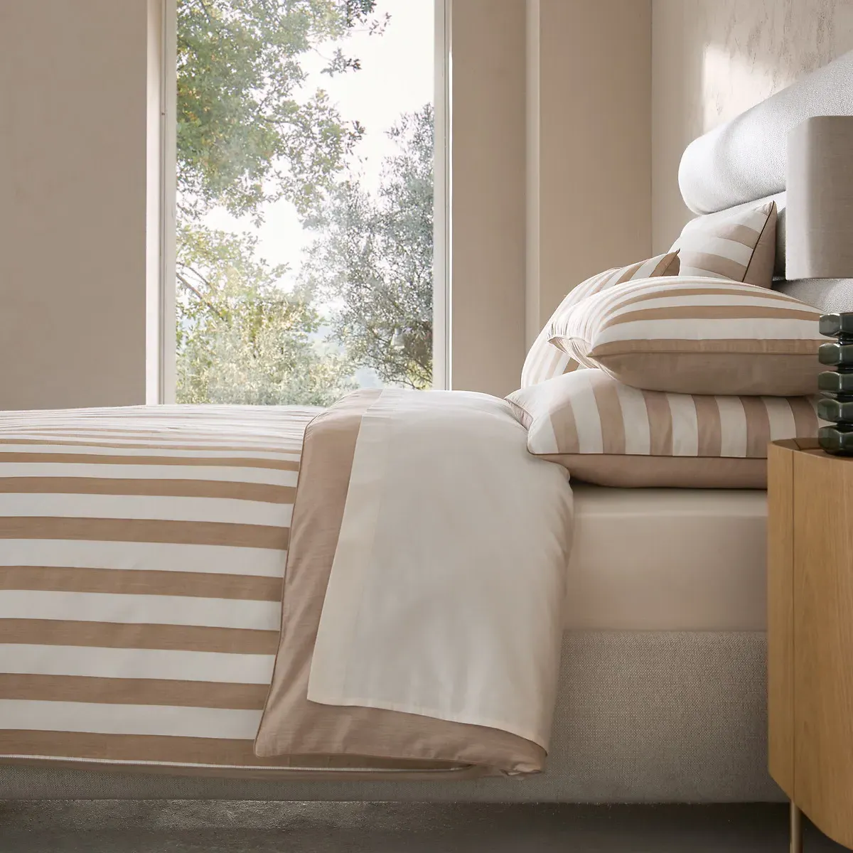 Bleuenna Duvet Cover - Chestnut, Cotton Percale product