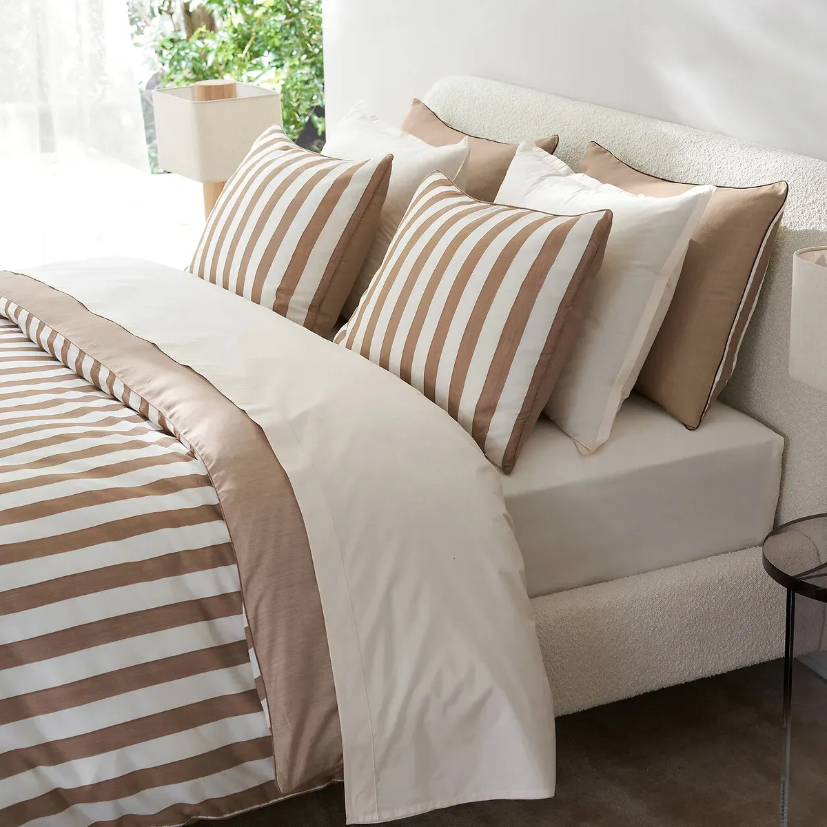 Bleuenna Pillow Case - Chestnut, Organic Cotton Percale alternate view