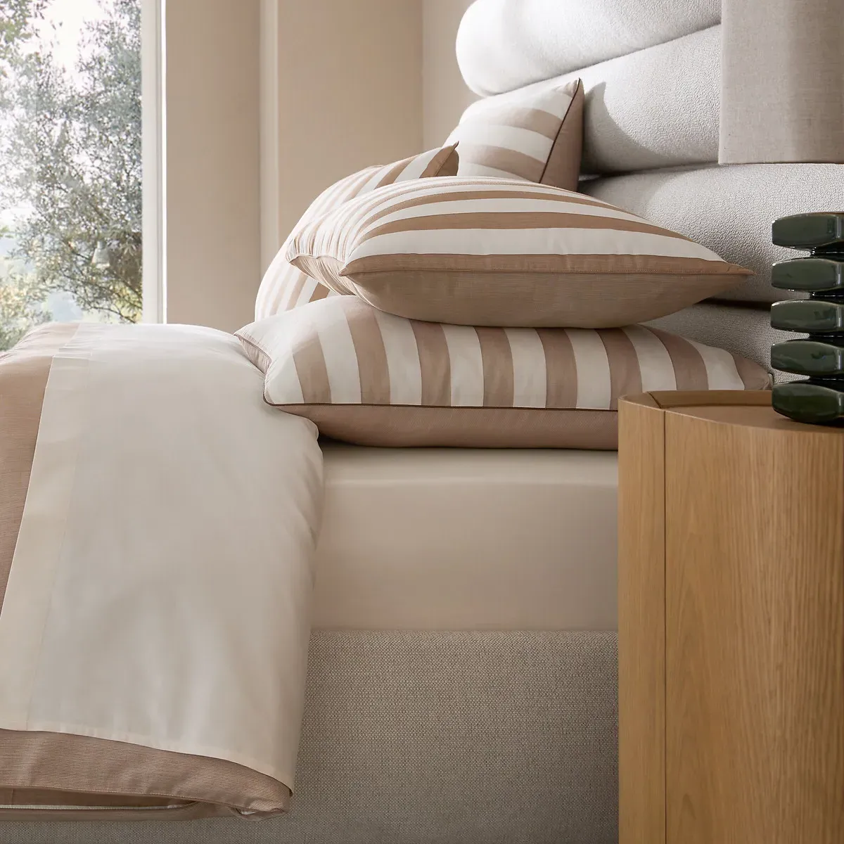 Bleuenna Pillow Case - Chestnut, Organic Cotton Percale product