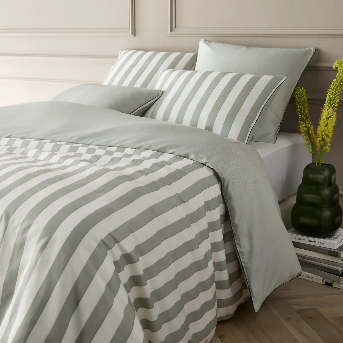 Bleuenna Striped Duvet Cover - Organic Cotton, Lyocell product