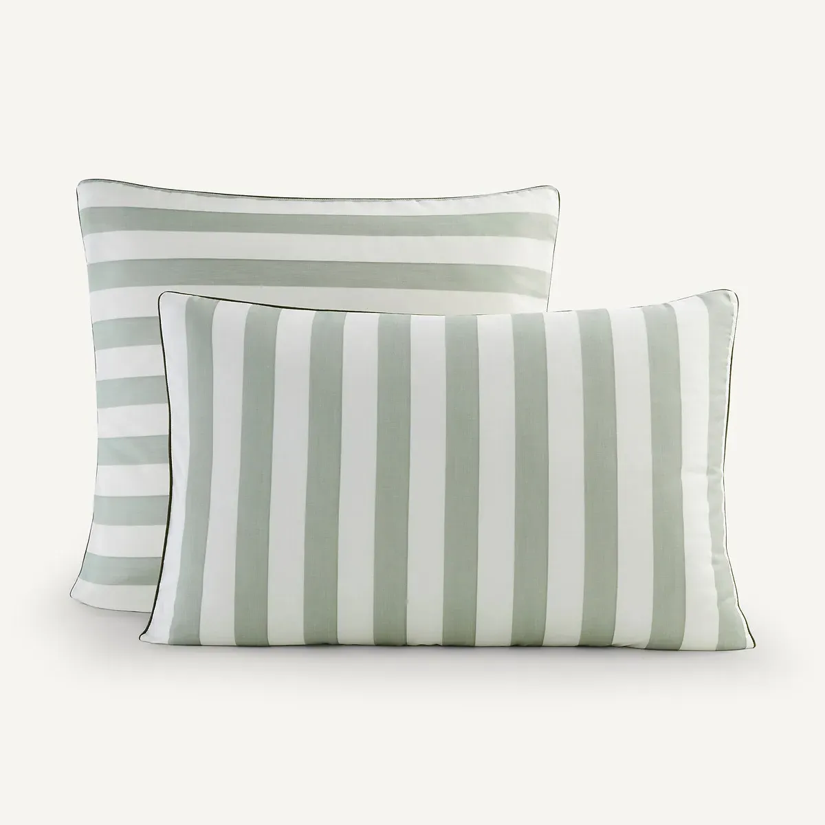 Bleuenna Striped Pillowcase - Lime, Cotton & Lyocell product