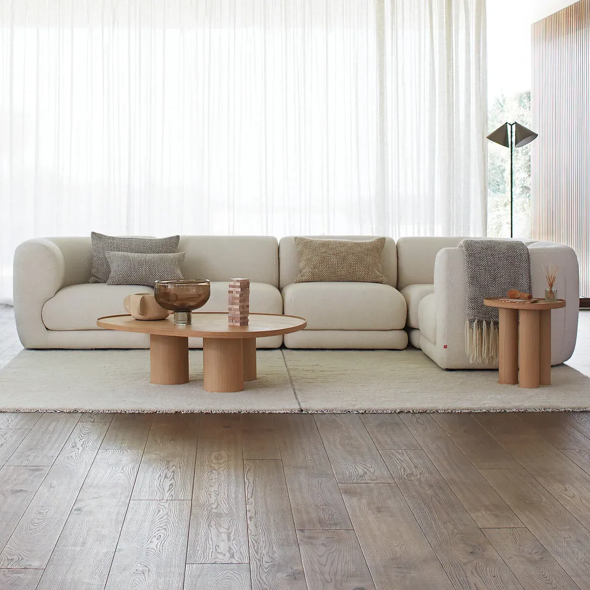 Brazier Organic Side Table - Natural Oak, Oak Veneer alternate view