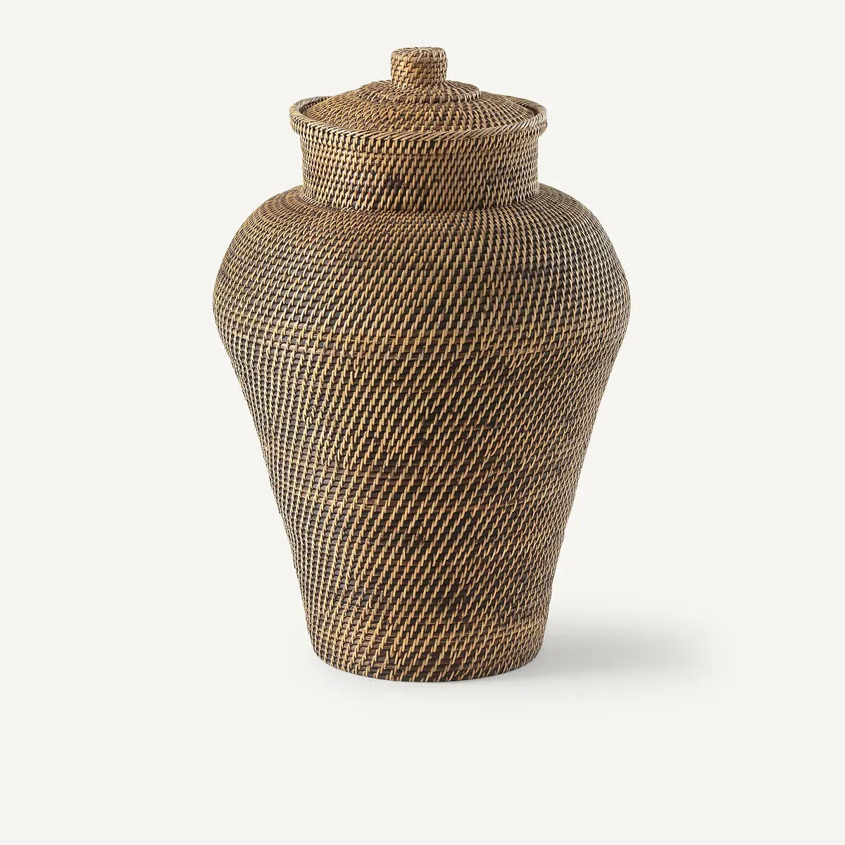 Brazil Tall Woven Basket - Natural, Rattan & Bamboo product