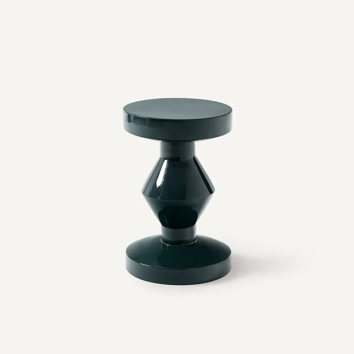Brion Round Side Table - Prussian Green, Lacquered Metal product