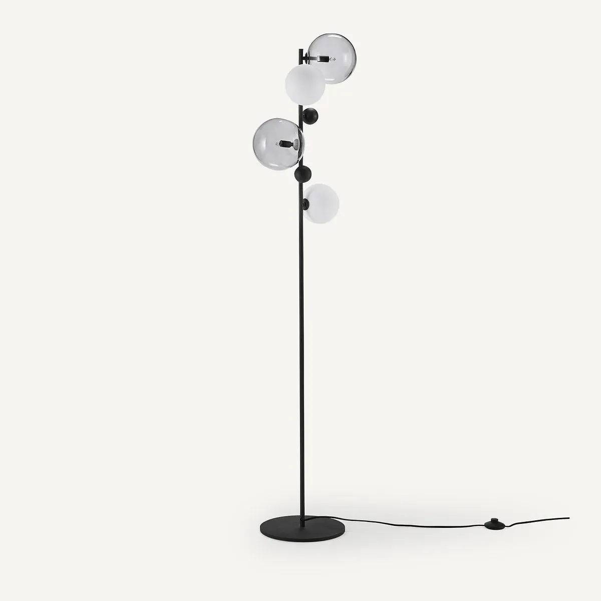 Bullesco Floor Lamp - Smoked Glass, Metal product