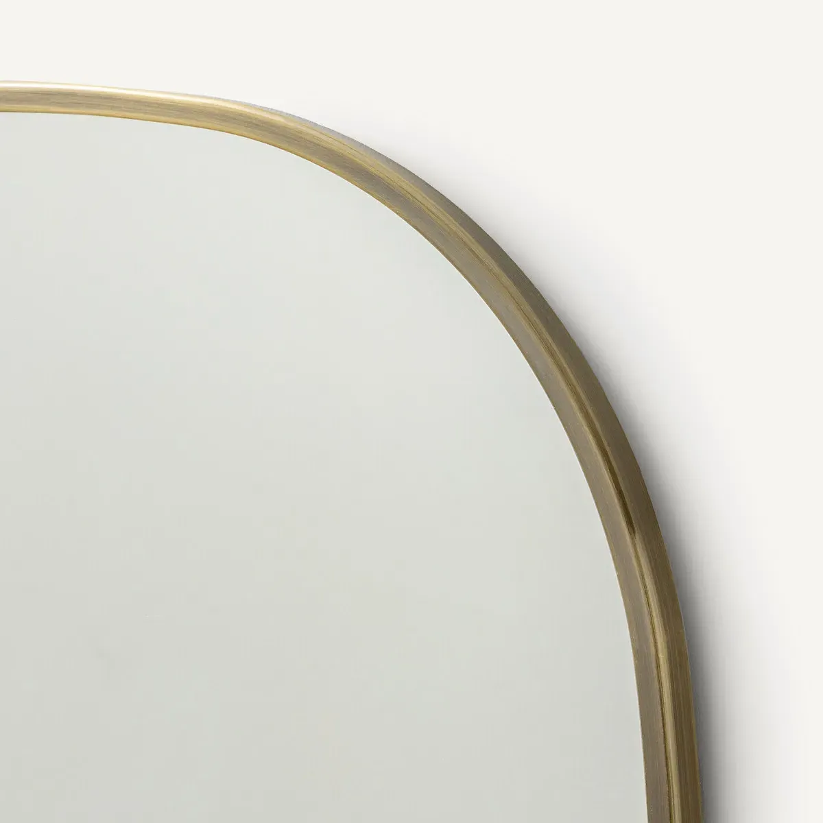 Caligone Organic Shaped Mirror - Aged Brass, Metal alternate view
