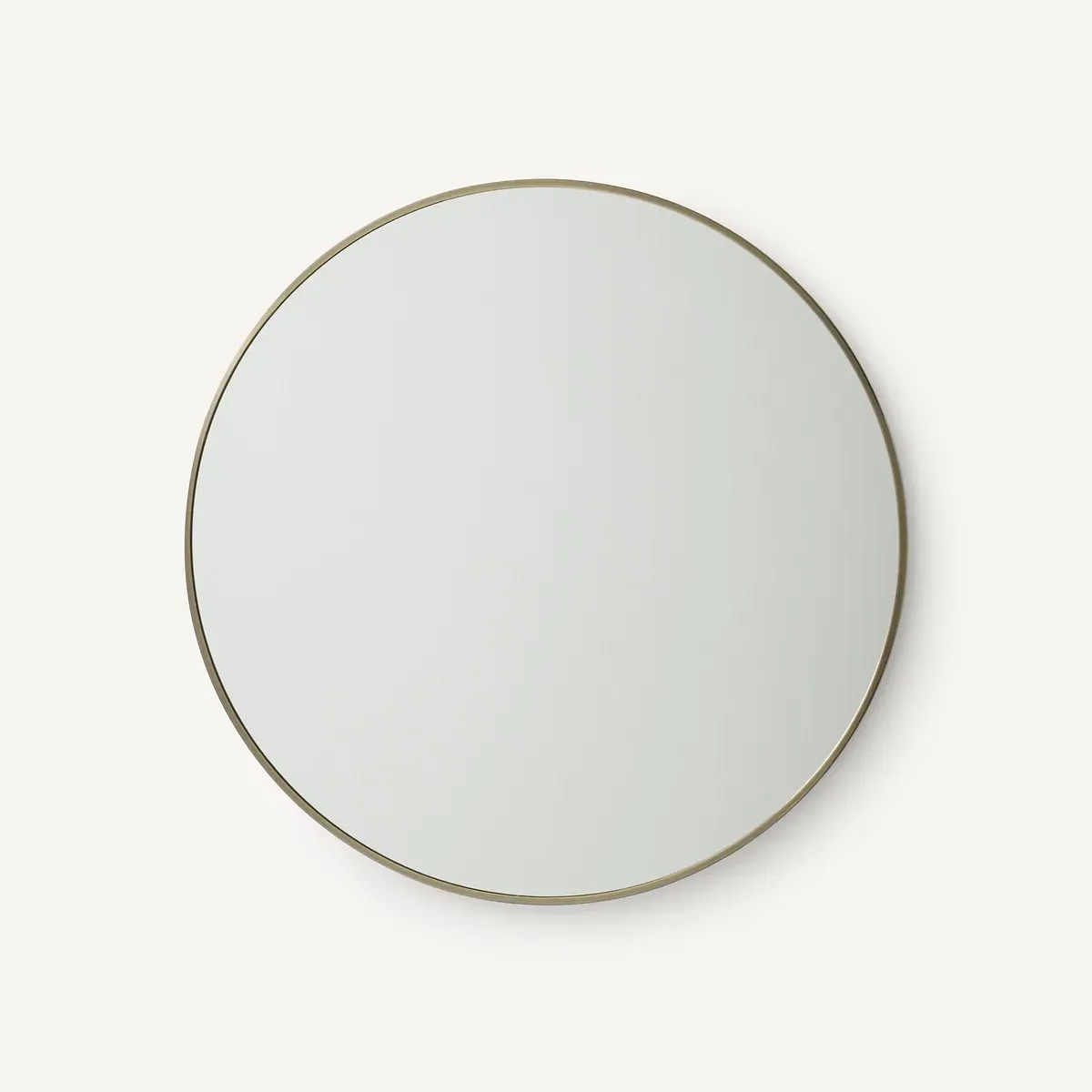 Caligone Round Mirror - Aged Brass, Stainless Steel product