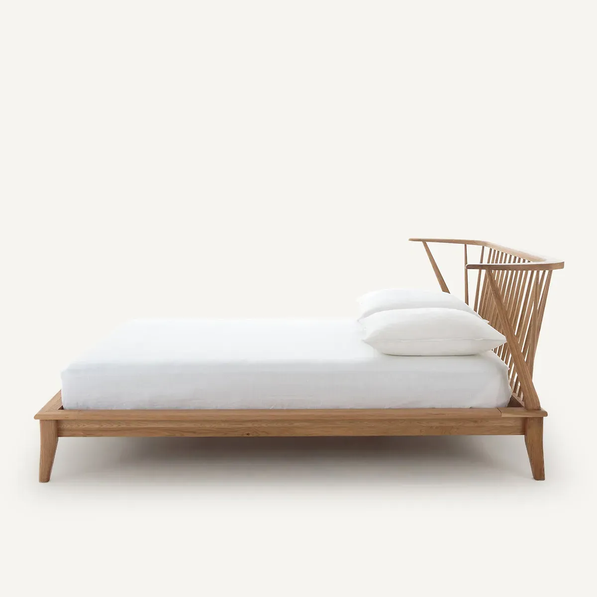 Caspian King Size Bed Frame - Natural Oak, Solid Oak product