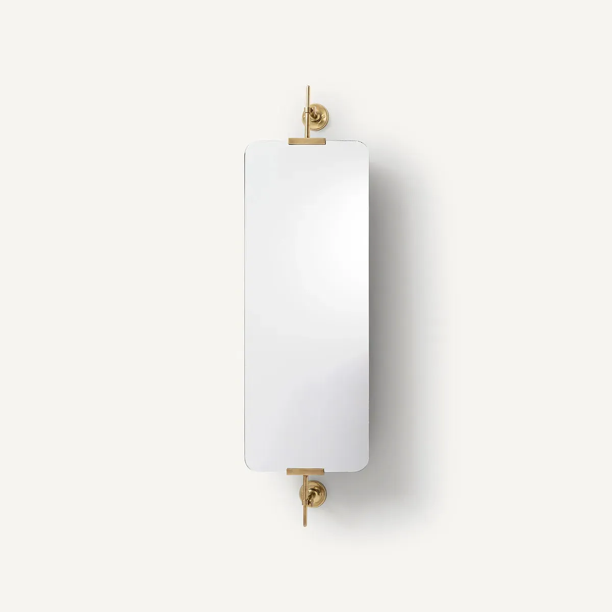 Cassandre Rectangular Swivel Mirror - Brass product