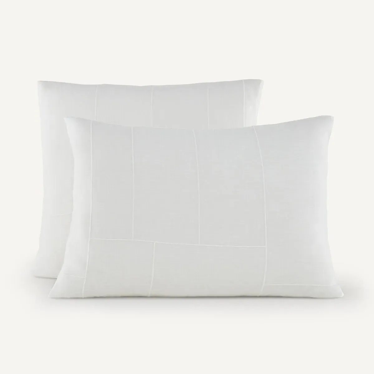 Chiba European Washed Linen Pillowcase - White, Linen product