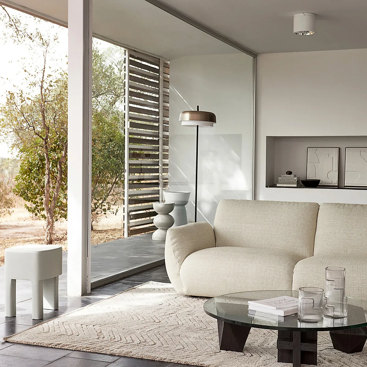 Clepsos Floor Lamp Dimmable - Mocha, Marble & Metal alternate view