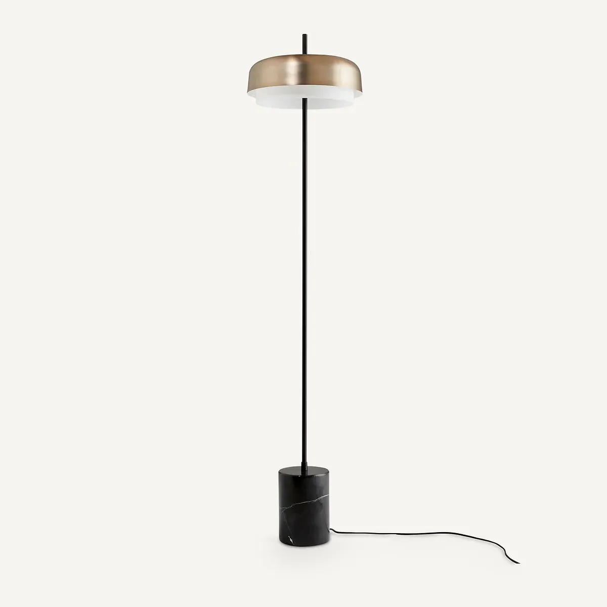 Clepsos Floor Lamp Dimmable - Mocha, Marble & Metal product