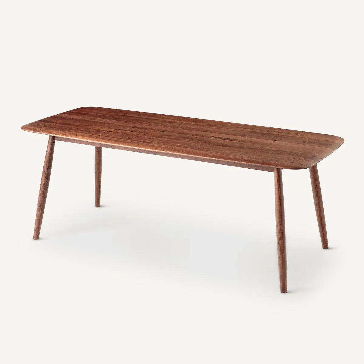 Comoé 8-Seater Dining Table - Walnut, Solid Wood alternate view