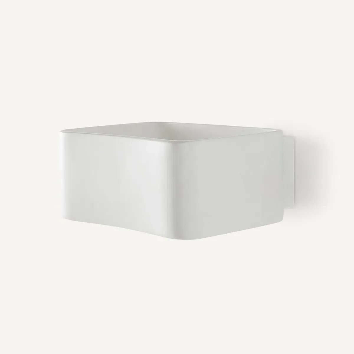 Debou Rectangular Wall Light - White, Ceramic alternate view