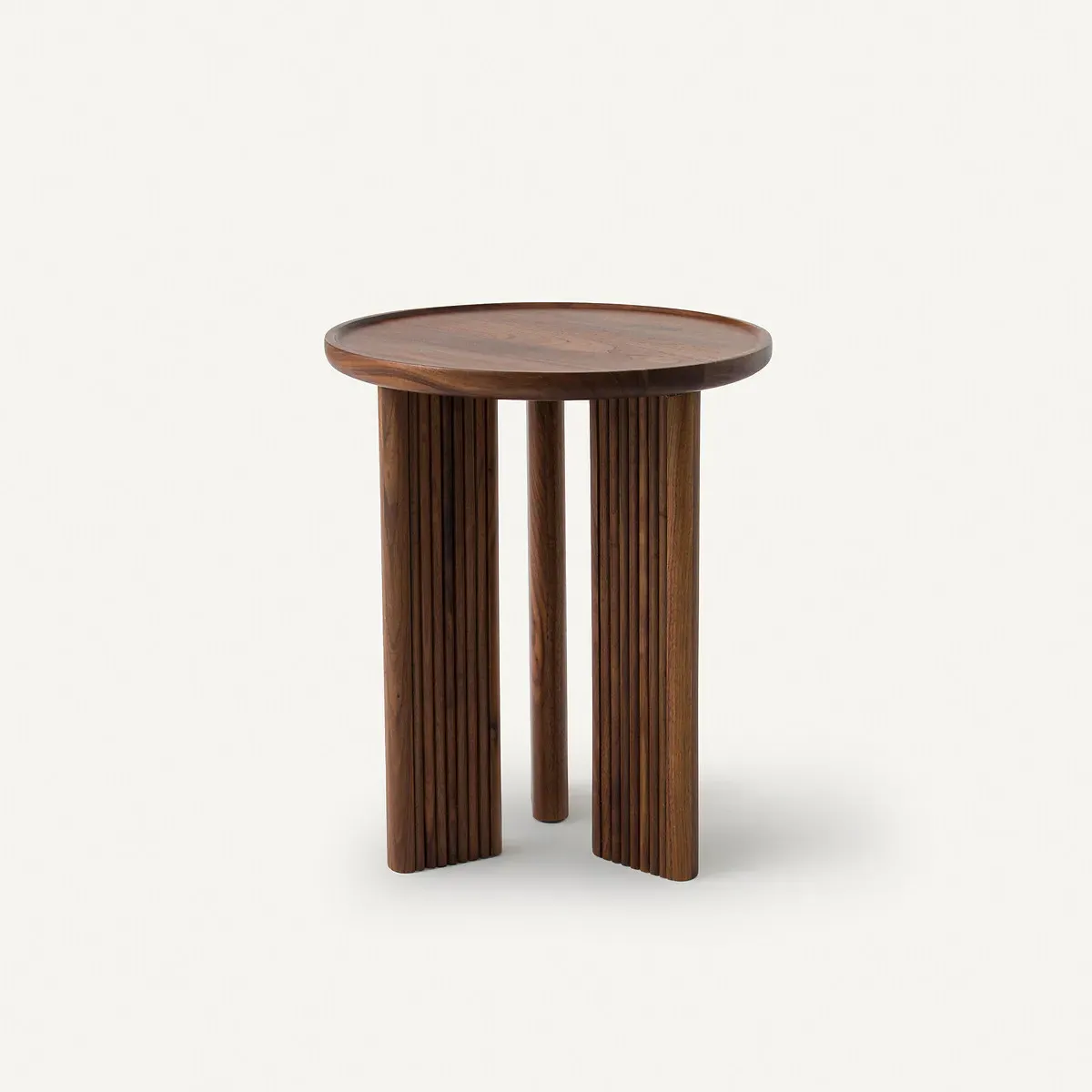 Diagil Round End Table - Walnut product