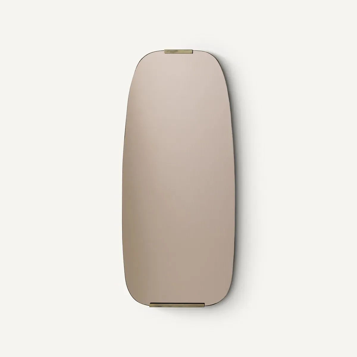 Dialect H72.5cm Smoked Glass Mirror - Brass product
