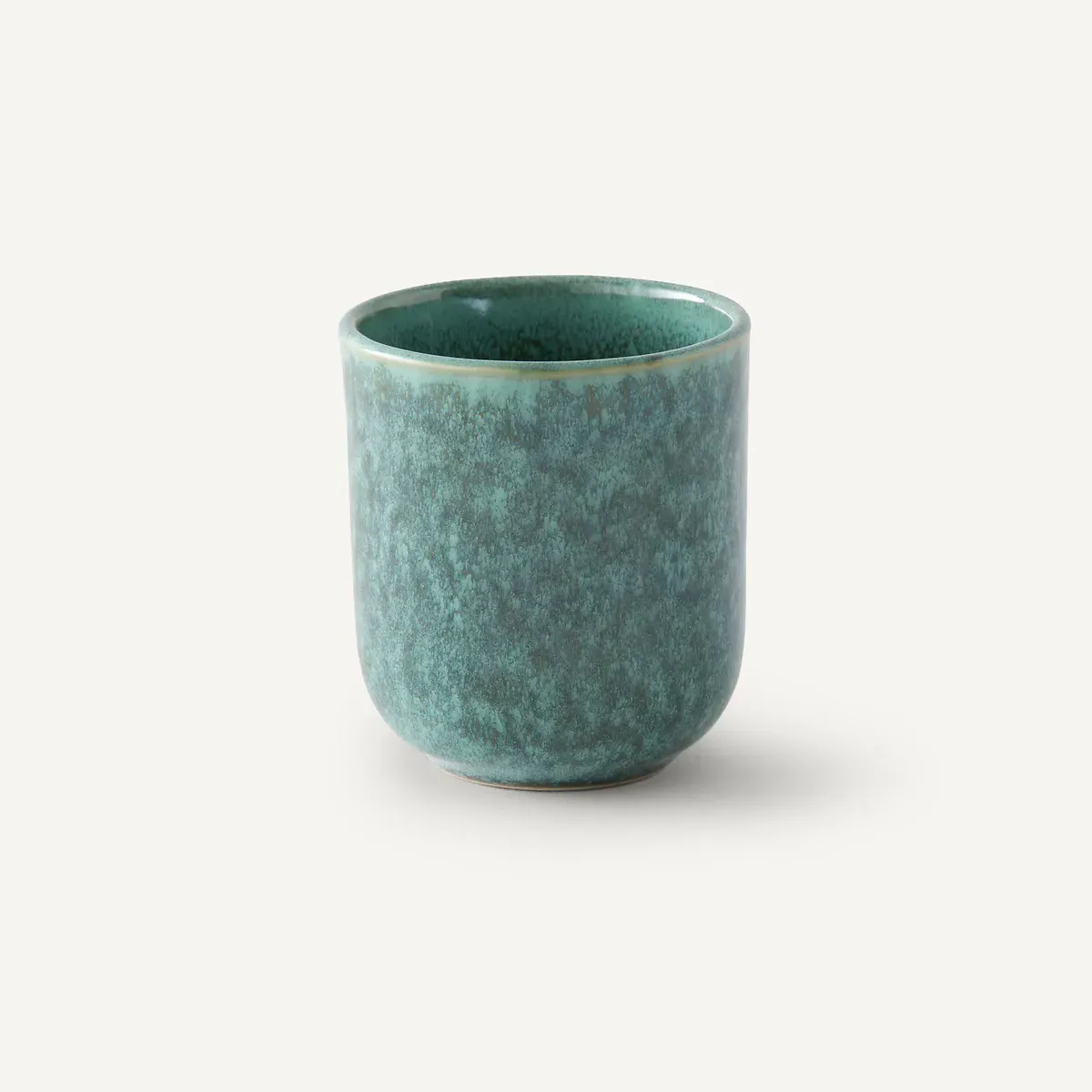 Dorna Set of 4 Handleless Cups - Turquoise, Stoneware alternate view