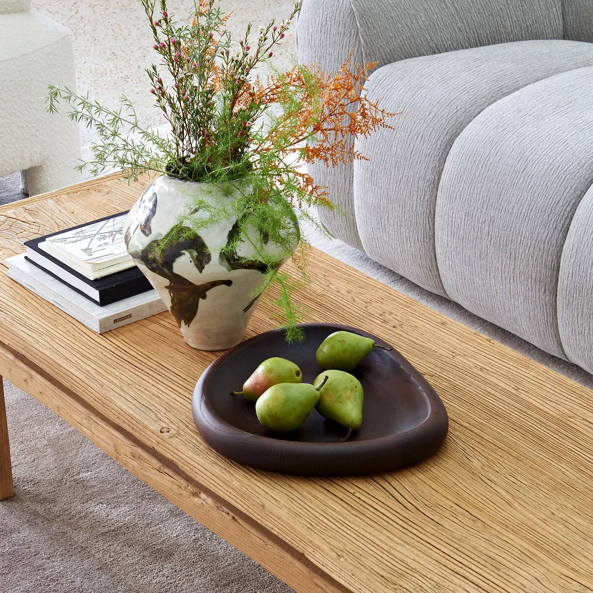 Eldon Decorative Bowl - Dark Brown, Solid Ash alternate view