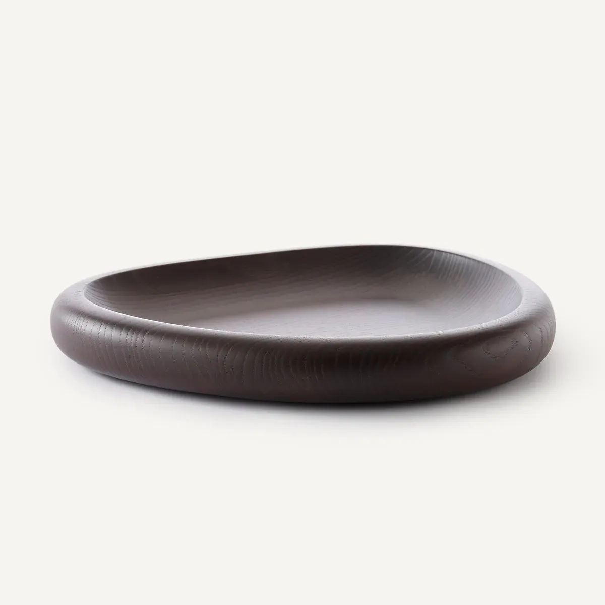 Eldon Decorative Bowl - Dark Brown, Solid Ash product