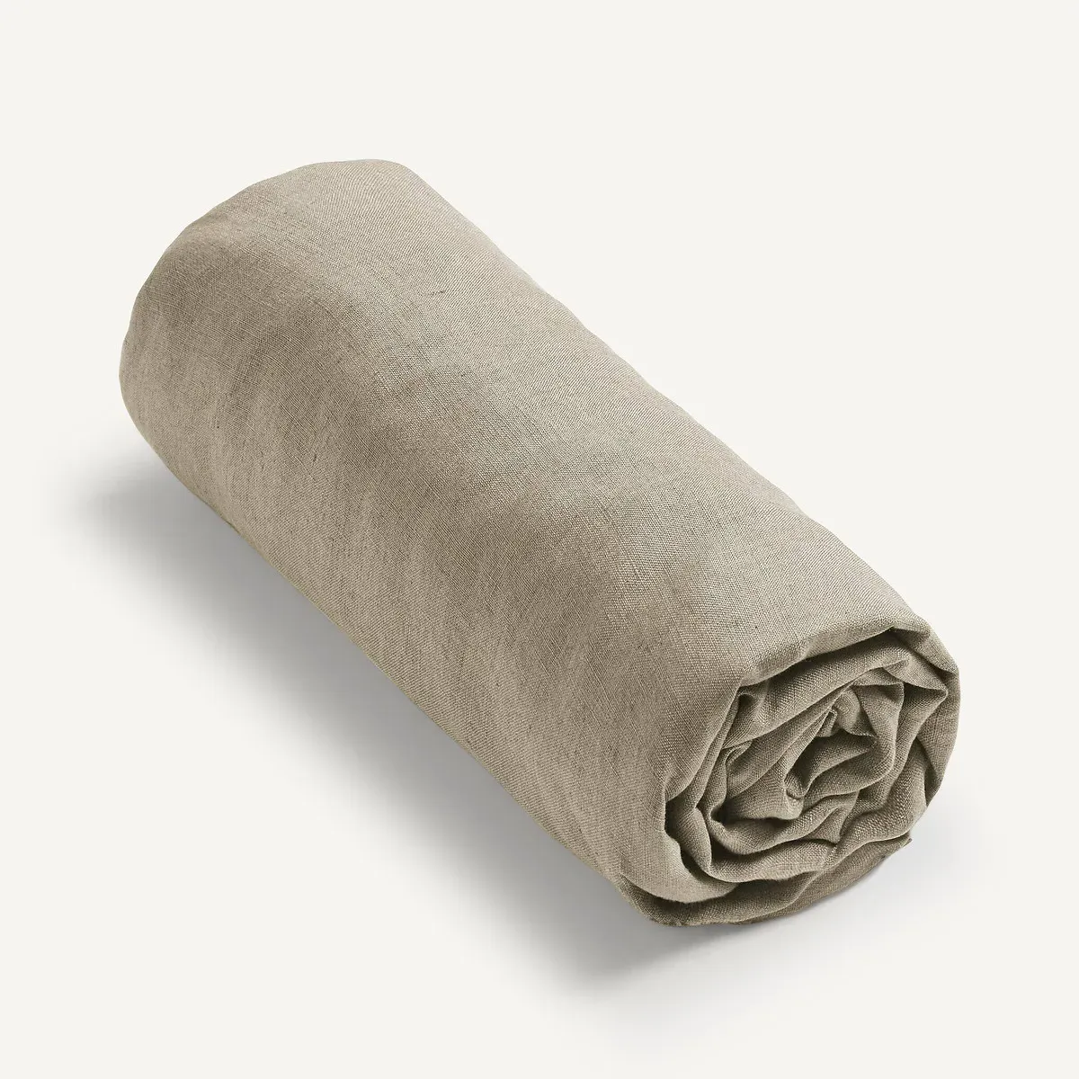 Elina Deep Mattress Fitted Sheet - Raw Linen, Linen product