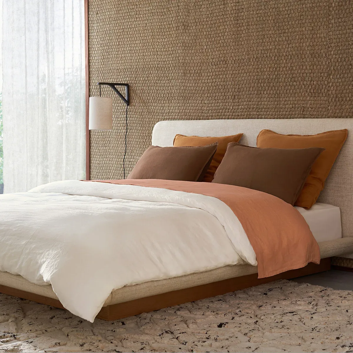 Elina Washed Linen Pillowcase - Tuscan Land alternate view