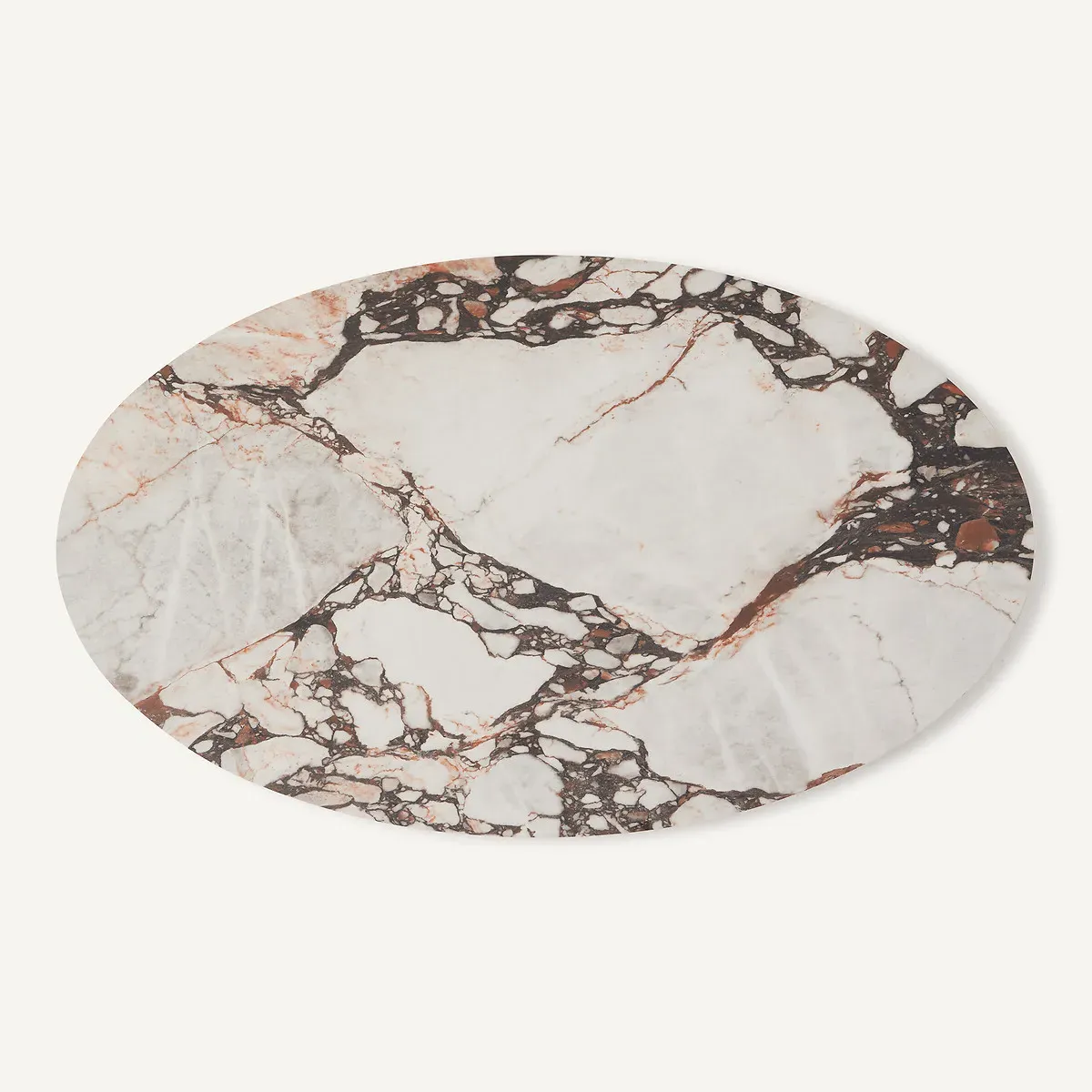 Elipso Ellipse Dining Table Top - Ceramic Marble Brick product