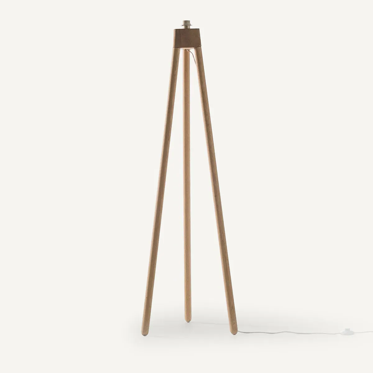 Epilogon Tripod Floor Lamp Base - Oak, Wood alternate view