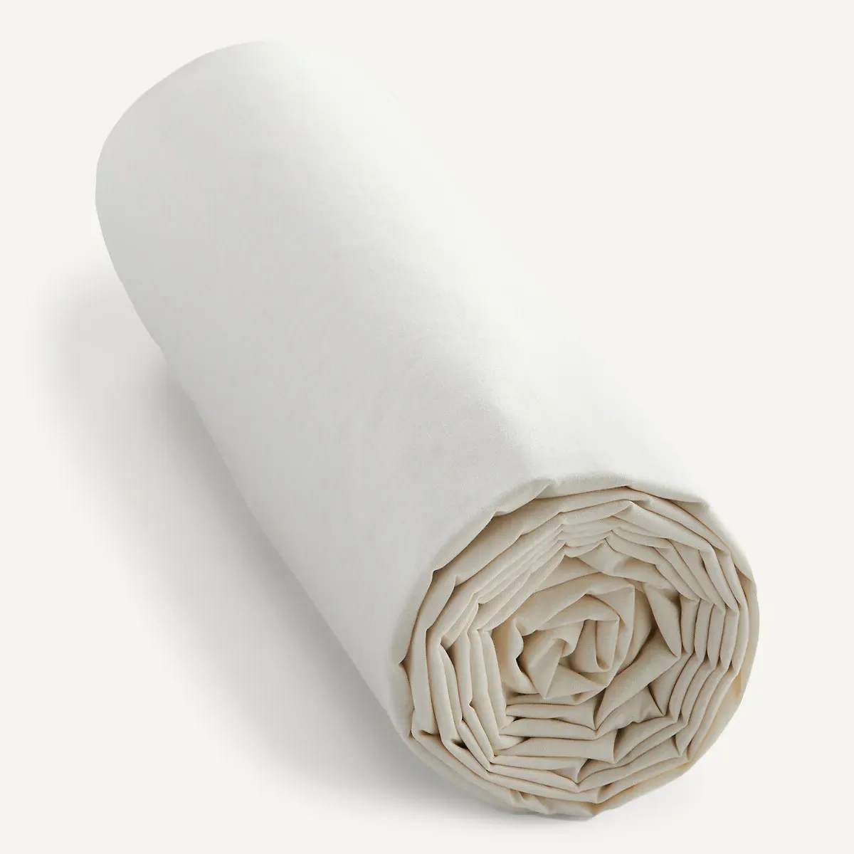 Erell Single Fitted Sheet - Ivory, Organic Cotton & Lyocell product