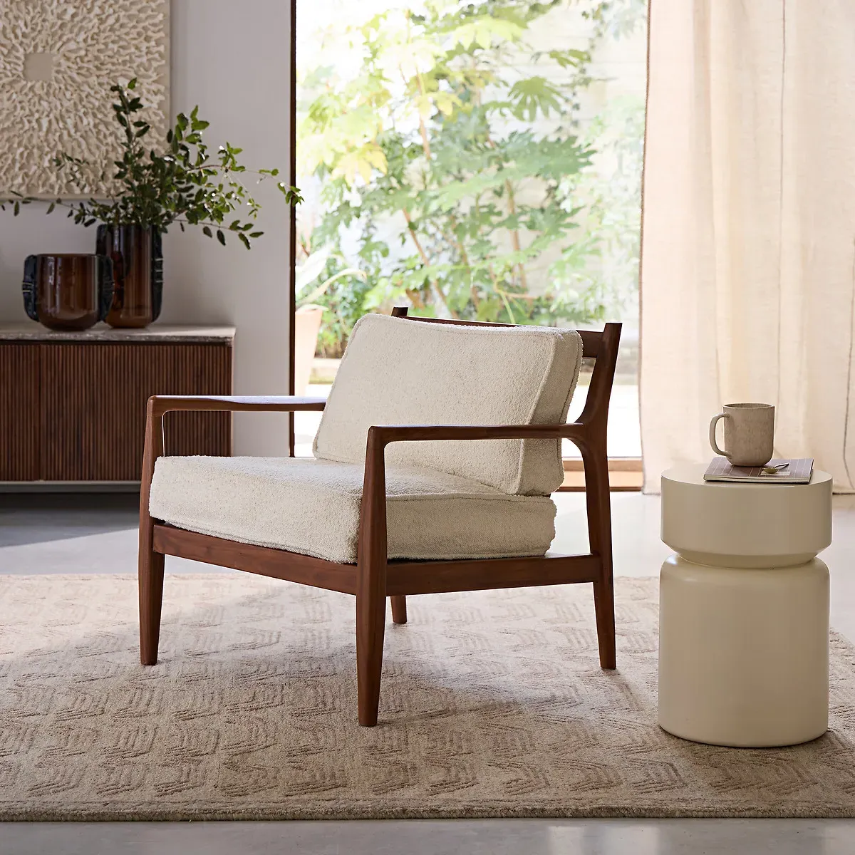 Ethnos Hand-Tufted Wool Rug - Beige alternate view