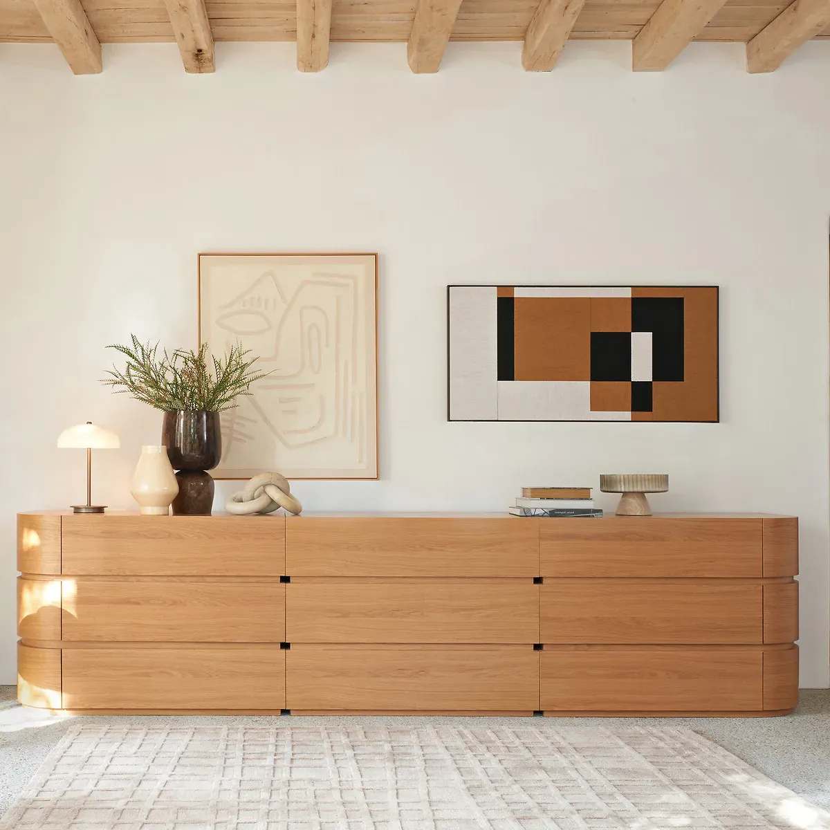 Evoria 3-Drawer Chest of Drawers - Natural, Oak Veneer alternate view