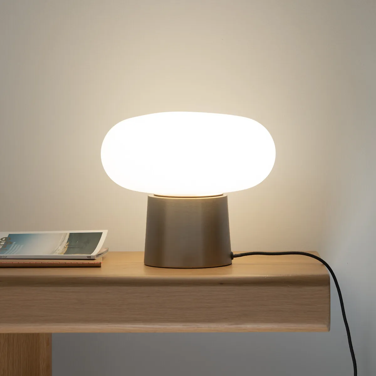 Faith Opaline Glass Table Lamp - Champagne product