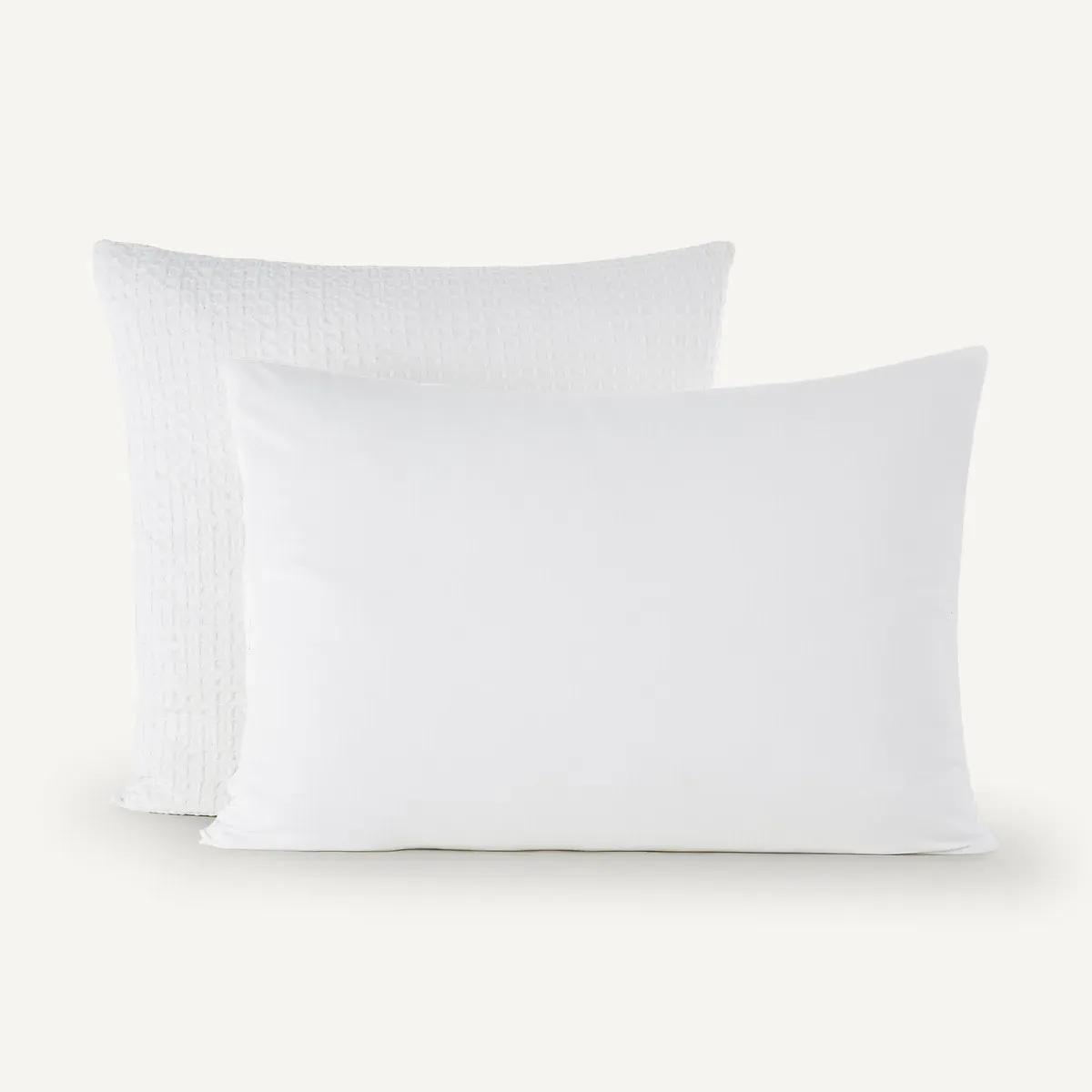 Felycia Organic Cotton Percale Pillowcase - White alternate view