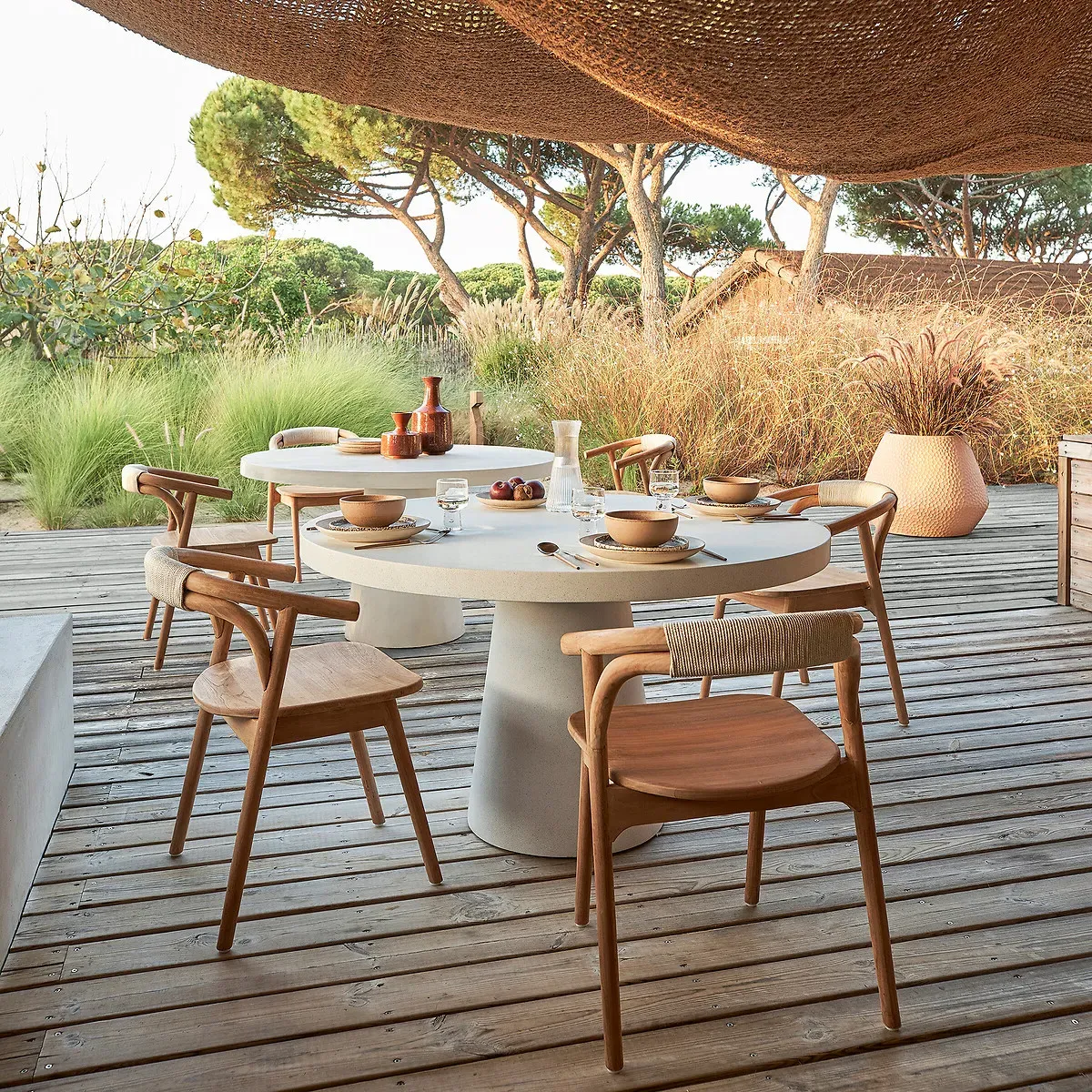 Fermyo Garden Armchair - Natural, Solid Teak alternate view