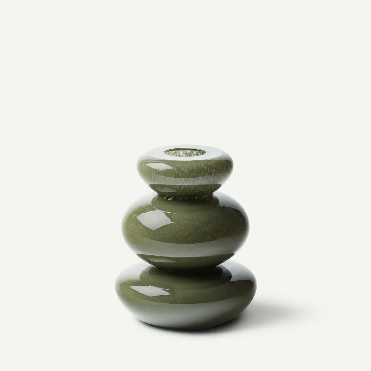 Fysa Hand-Blown Glass Vase H20cm - Green product