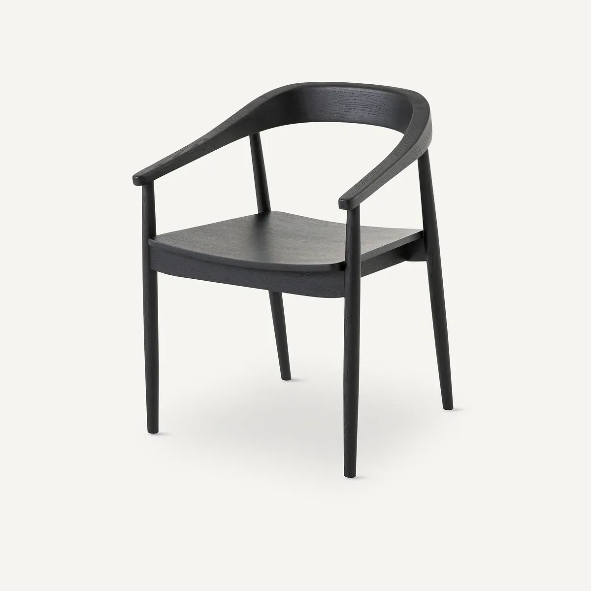 Galb Dining Armchair - Black Stained Oak product