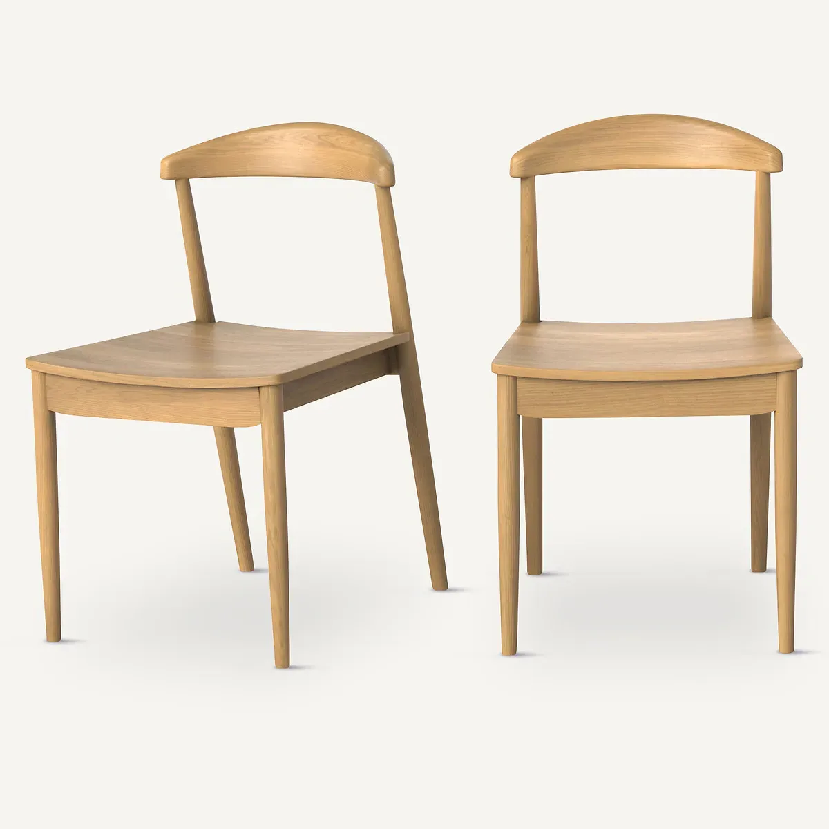 Galb Set of 2 Dining Chairs - Light Oak product