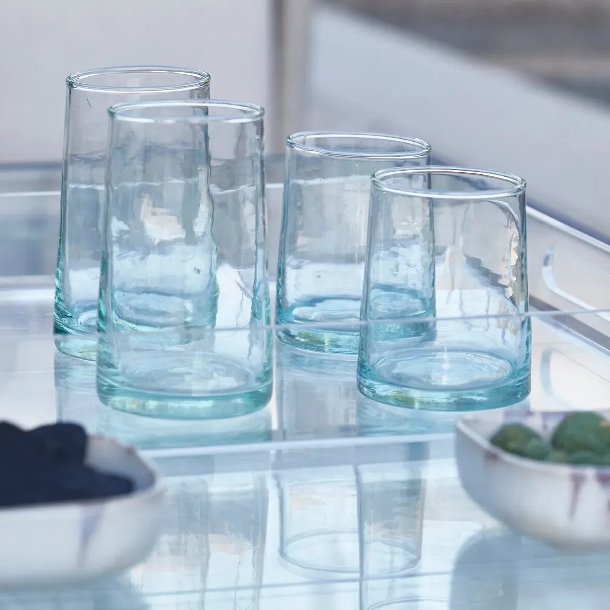 Gimani Set of 6 Water Glasses - Transparent, Glass alternate view