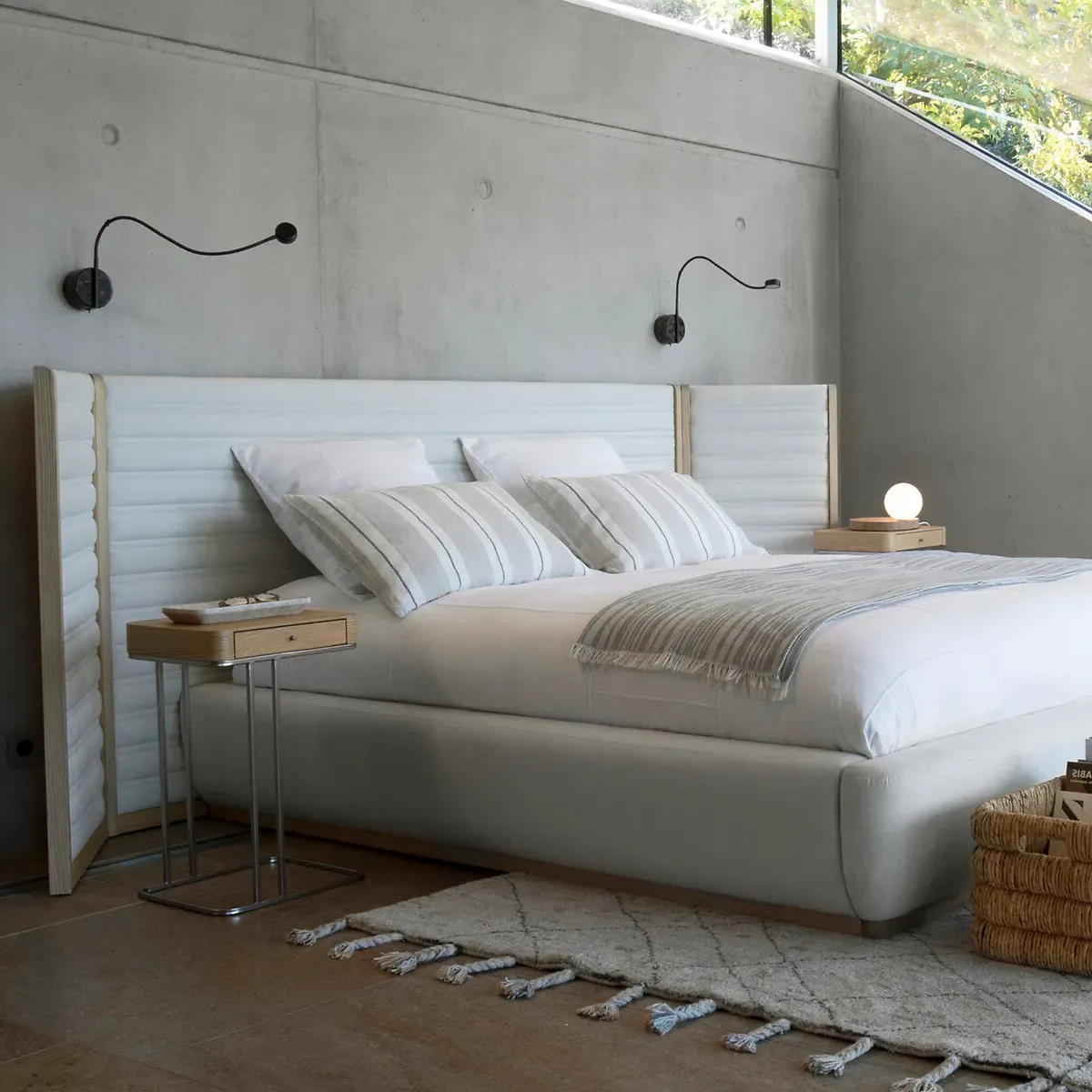 Gino Flexible Wall Light - Grey, Marble alternate view