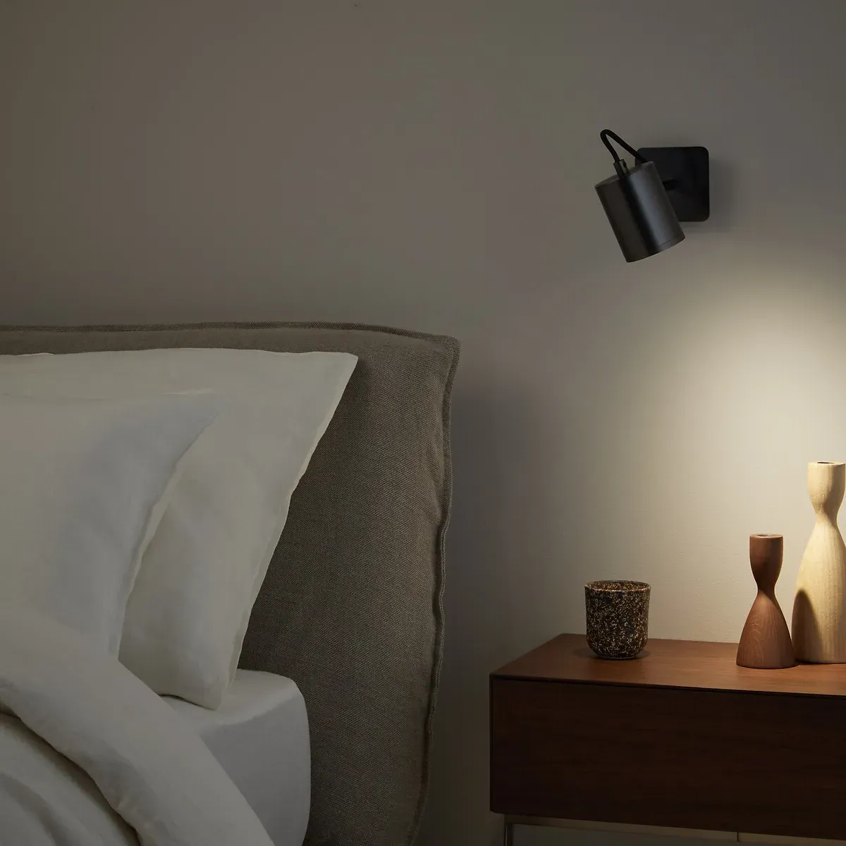 Girevole Adjustable Spotlight Wall Lamp - Graphite, Iron alternate view