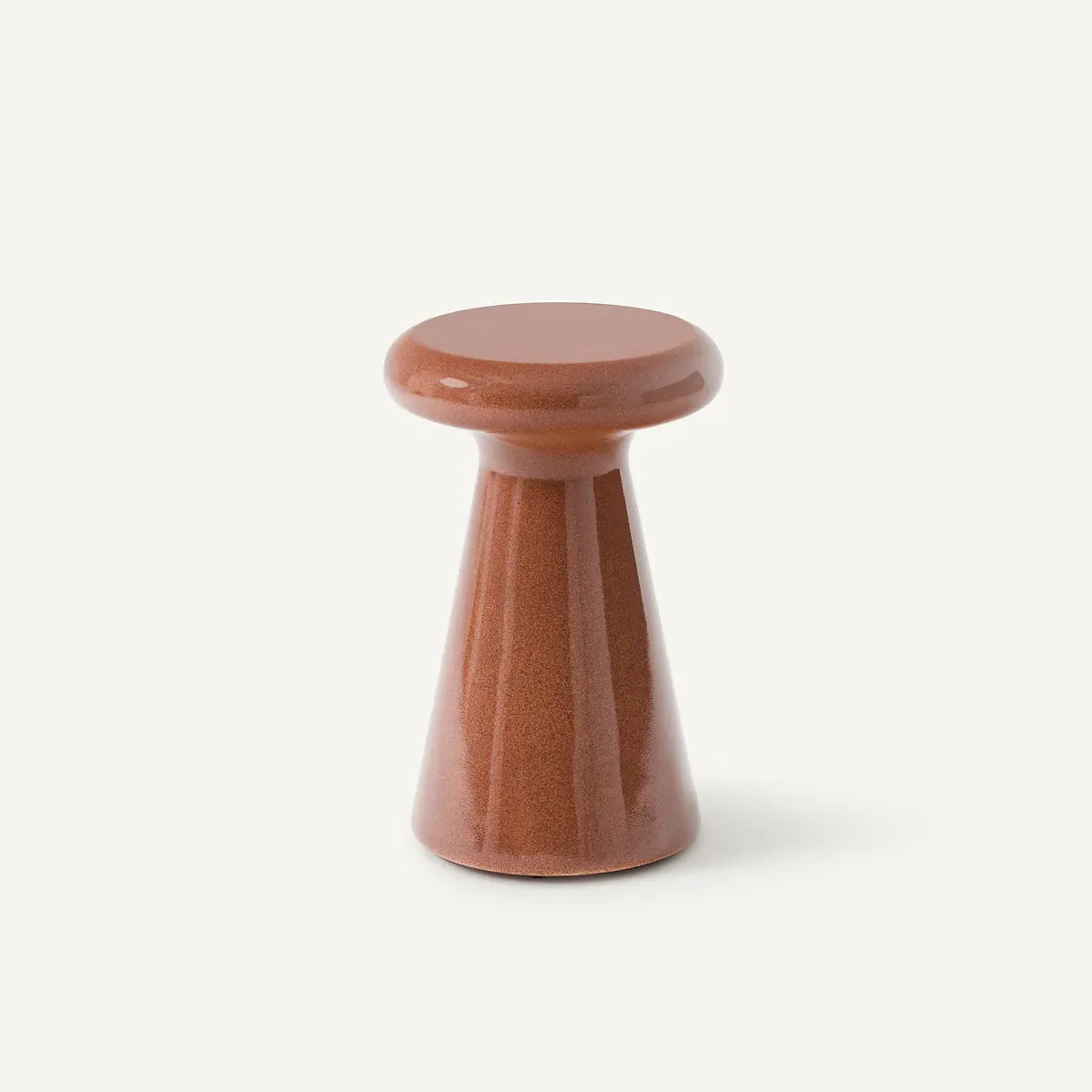 Glafor Round Garden Side Table - Brick, GRC product