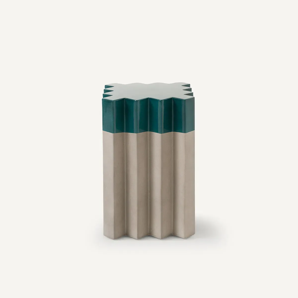 Graphir Square Outdoor Side Table - Ocean Blue, Cement Composite alternate view