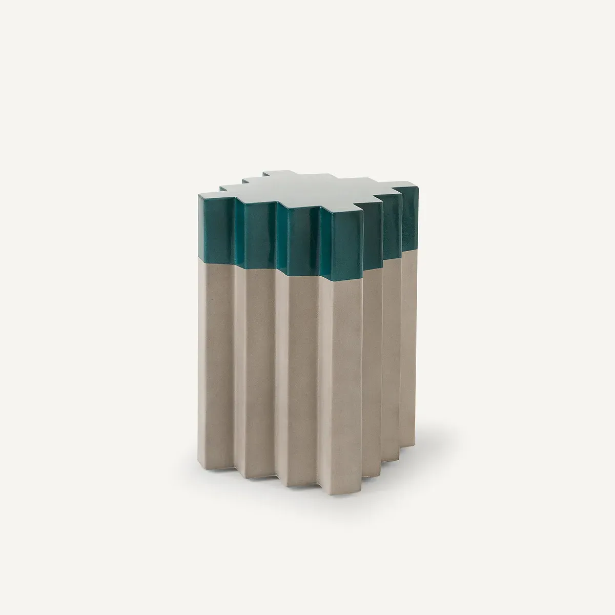 Graphir Square Outdoor Side Table - Ocean Blue, Cement Composite product