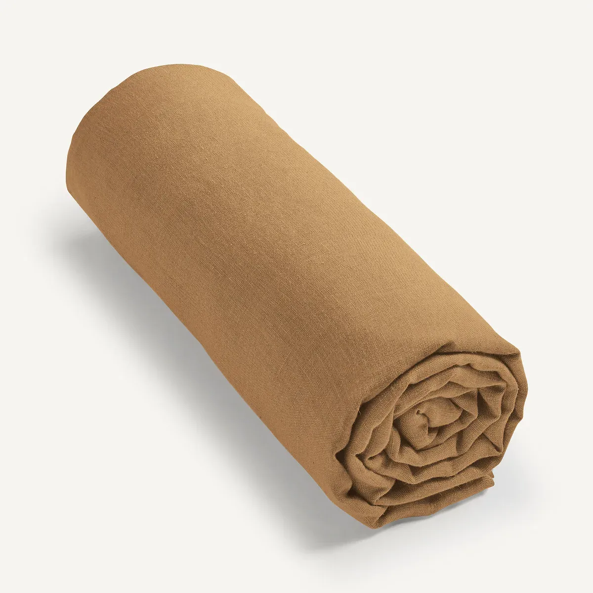 Helm Fitted Sheet - Bronze, Washed Hemp product